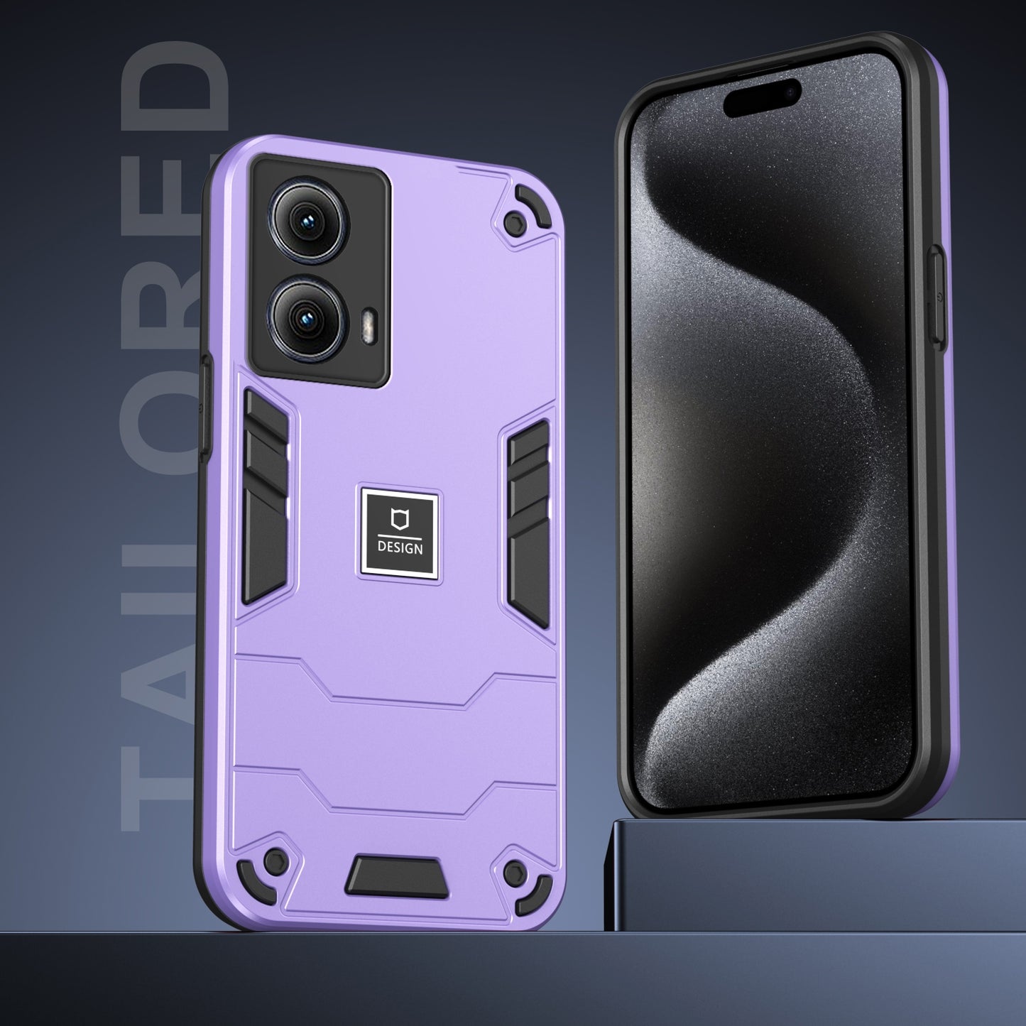 Motorola Edge 5G 2024 2 in 1 Shockproof, Lightweight Phone Case with TPU+PC Material, Fashionable Design, and Precise Cut-outs