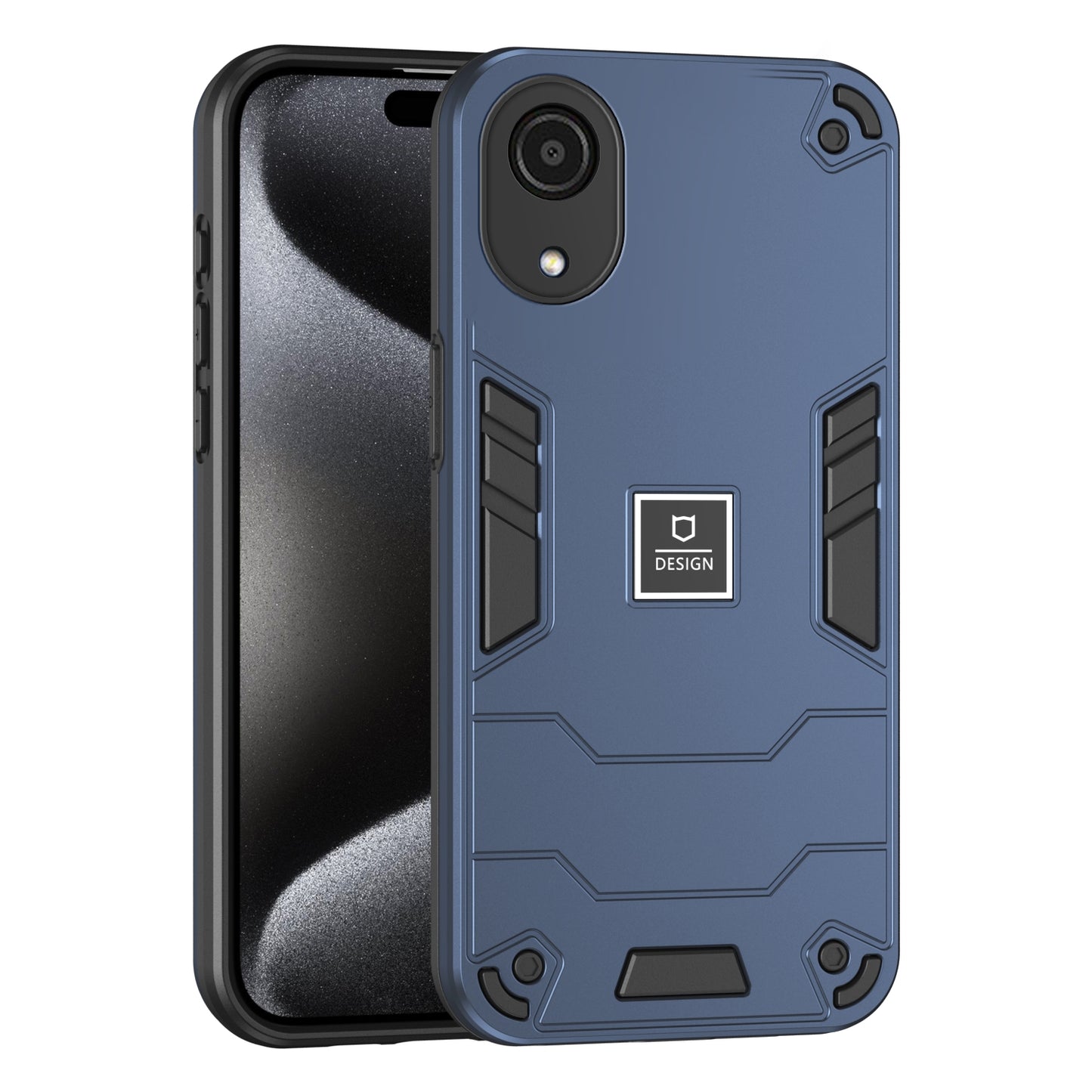 Samsung Galaxy A03 Core 2 in 1 Shockproof, Lightweight Phone Case with TPU+PC Material, Fashionable Design, and Precise Cut-outs