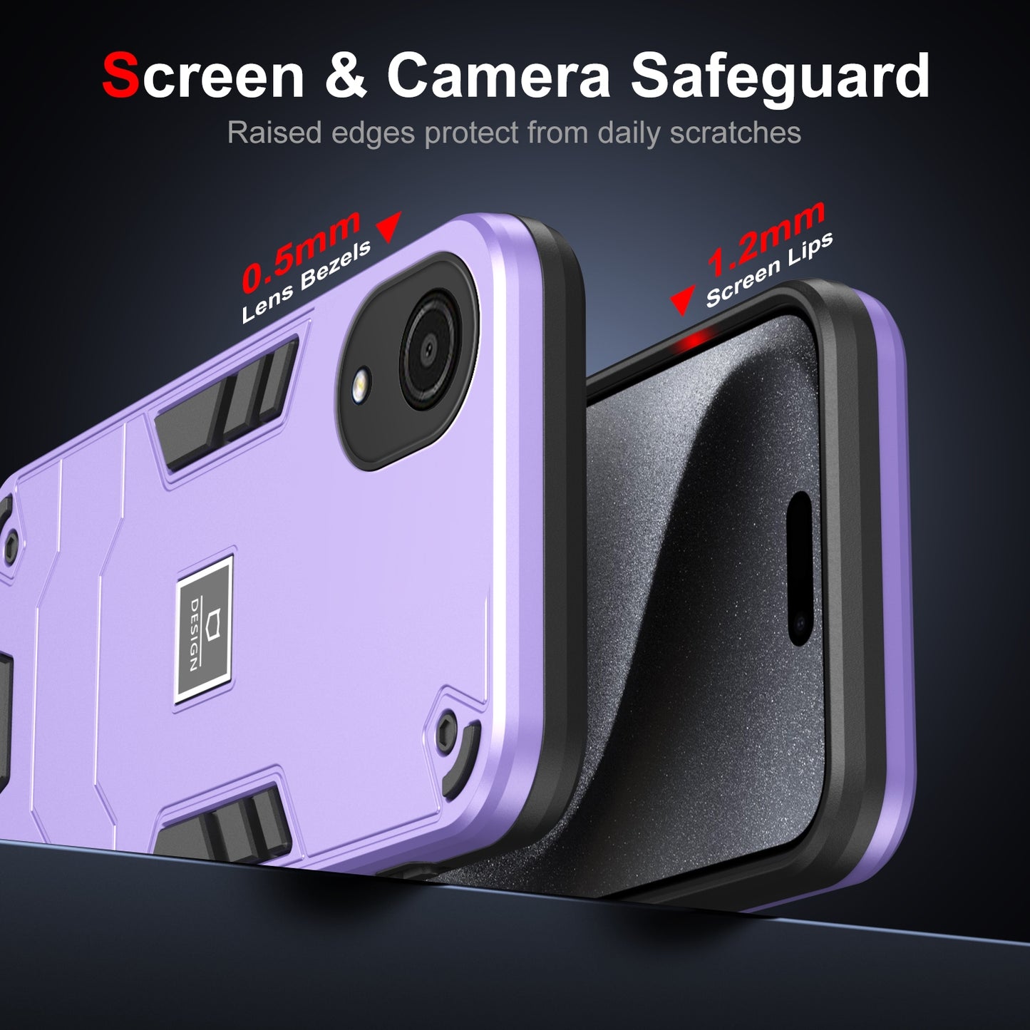 Samsung Galaxy A03 Core 2 in 1 Shockproof, Lightweight Phone Case with TPU+PC Material, Fashionable Design, and Precise Cut-outs