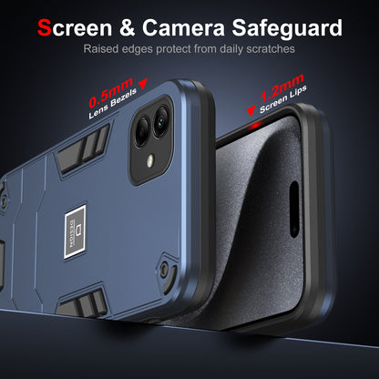 Samsung Galaxy A04 2 in 1 Shockproof, Lightweight Phone Case with TPU+PC Material, Fashionable Design, and Precise Cut-outs