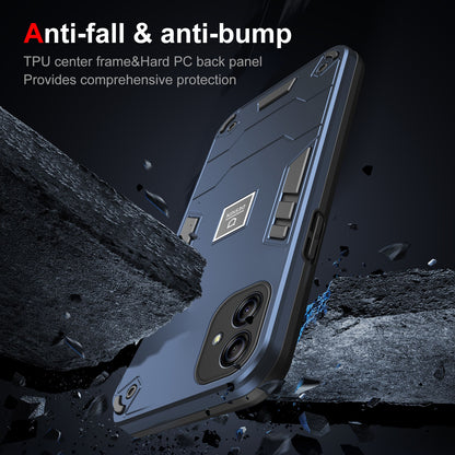Samsung Galaxy A04e 2 in 1 Shockproof, Lightweight Phone Case with TPU+PC Material, Fashionable Design, and Precise Cut-outs
