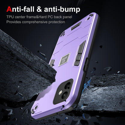 Samsung Galaxy A05 2 in 1 Shockproof, Lightweight Phone Case with TPU+PC Material, Fashionable Design, and Precise Cut-outs