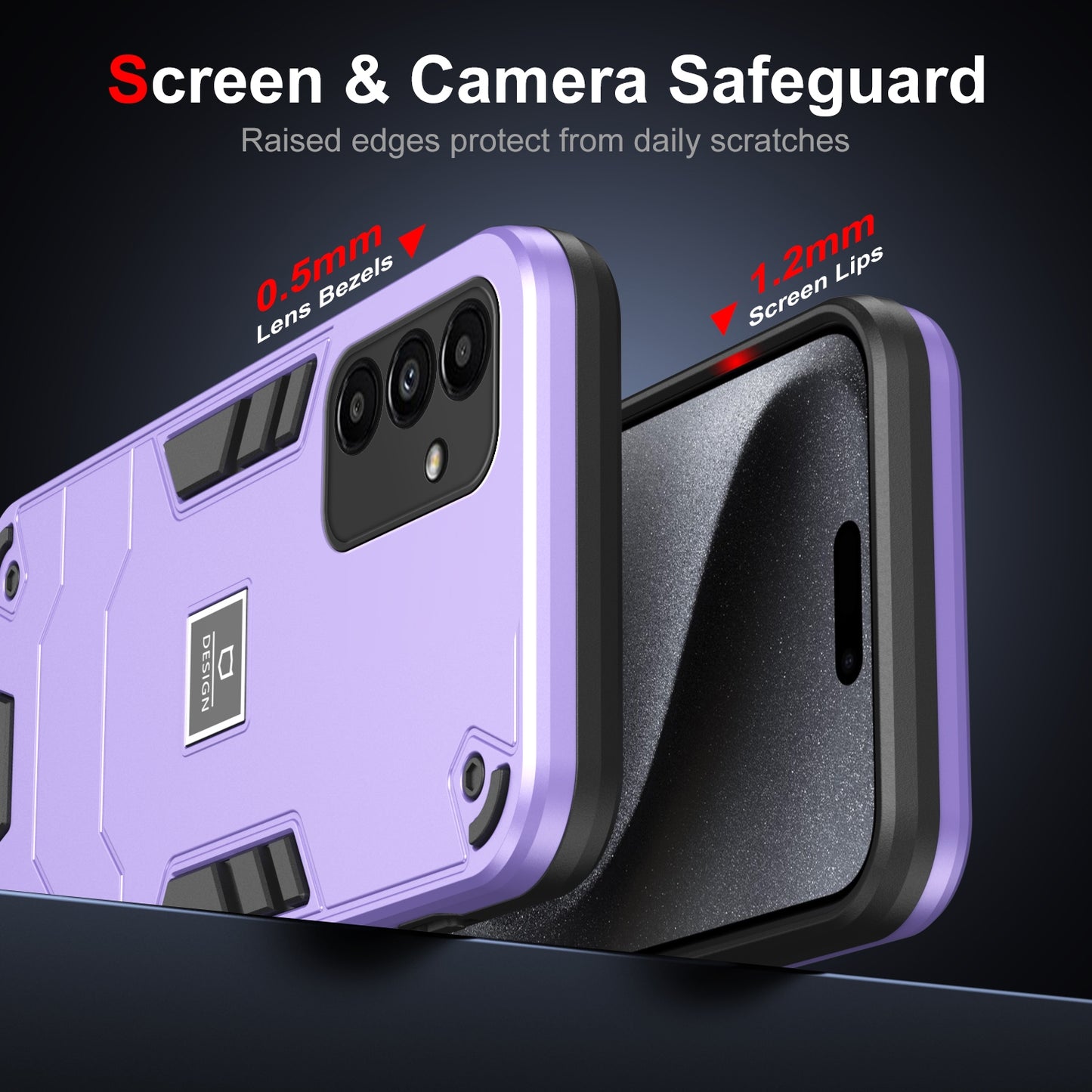 Samsung Galaxy A13 5G 2 in 1 Shockproof, Lightweight Phone Case with TPU+PC Material, Fashionable Design, and Precise Cut-outs