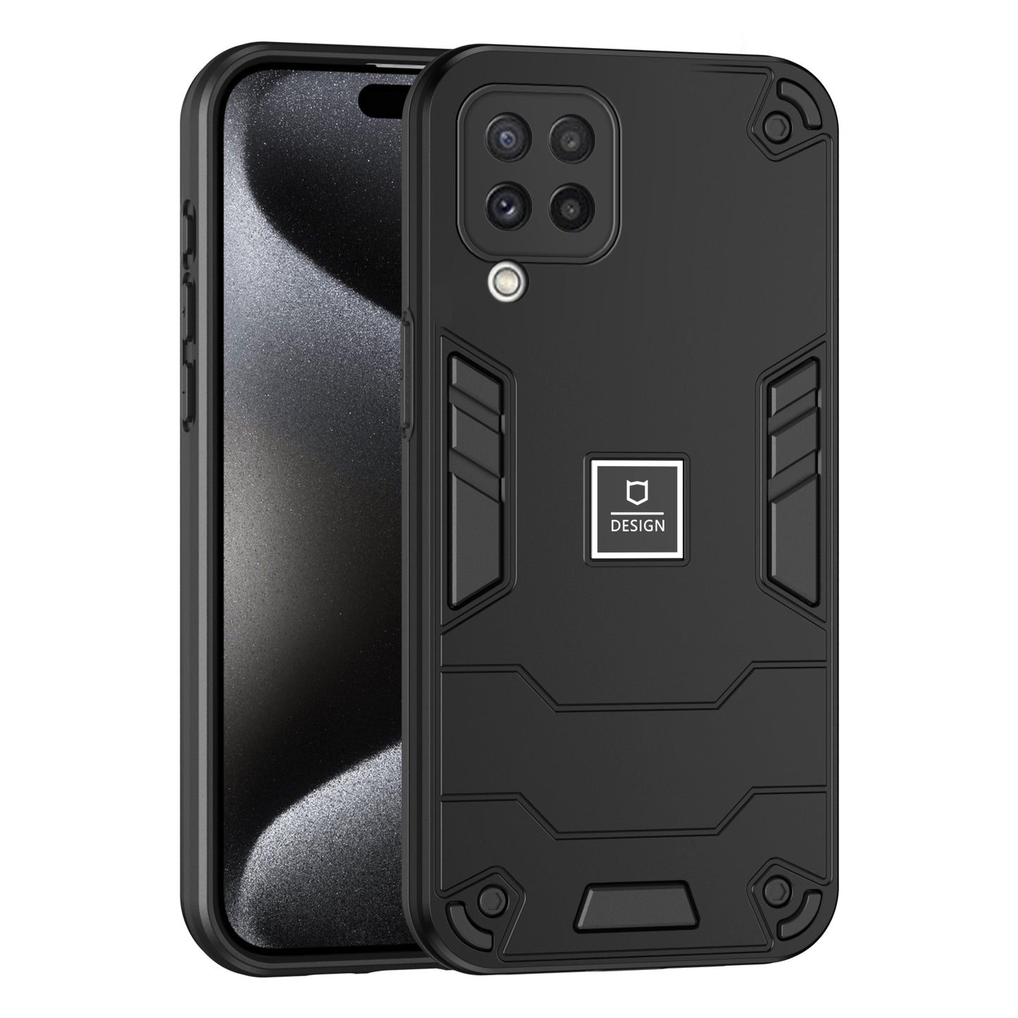 Samsung Galaxy A22 4G 2 in 1 Shockproof, Lightweight Phone Case with TPU+PC Material, Fashionable Design, and Precise Cut-outs