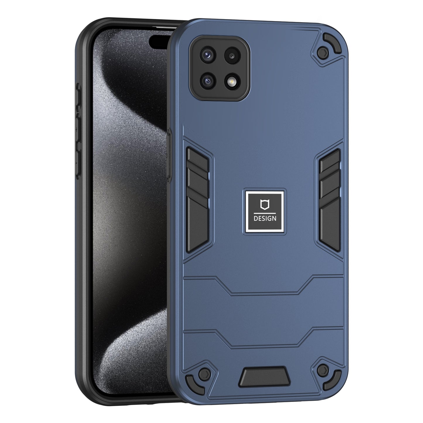 Samsung Galaxy A22 5G 2 in 1 Shockproof, Lightweight Phone Case with TPU+PC Material, Fashionable Design, and Precise Cut-outs