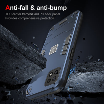 Samsung Galaxy A22 5G 2 in 1 Shockproof, Lightweight Phone Case with TPU+PC Material, Fashionable Design, and Precise Cut-outs