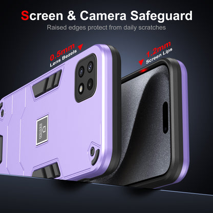 Samsung Galaxy A22 5G 2 in 1 Shockproof, Lightweight Phone Case with TPU+PC Material, Fashionable Design, and Precise Cut-outs