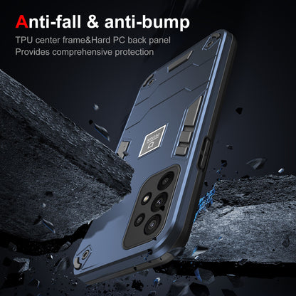 Samsung Galaxy A23 2 in 1 Shockproof, Lightweight Phone Case with TPU+PC Material, Fashionable Design, and Precise Cut-outs