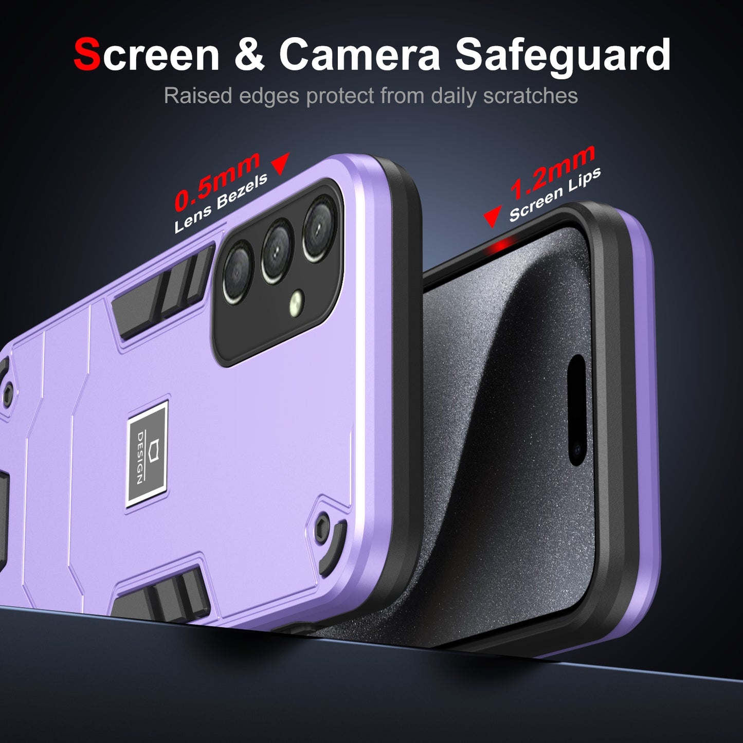 Samsung Galaxy A25 Asia-Pacific 1.61 2 in 1 Shockproof, Lightweight Phone Case with TPU+PC Material, Fashionable Design, and Precise Cut-outs