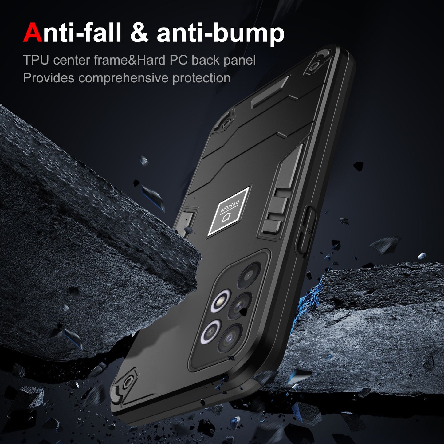 Samsung Galaxy A32 2 in 1 Shockproof, Lightweight Phone Case with TPU+PC Material, Fashionable Design, and Precise Cut-outs