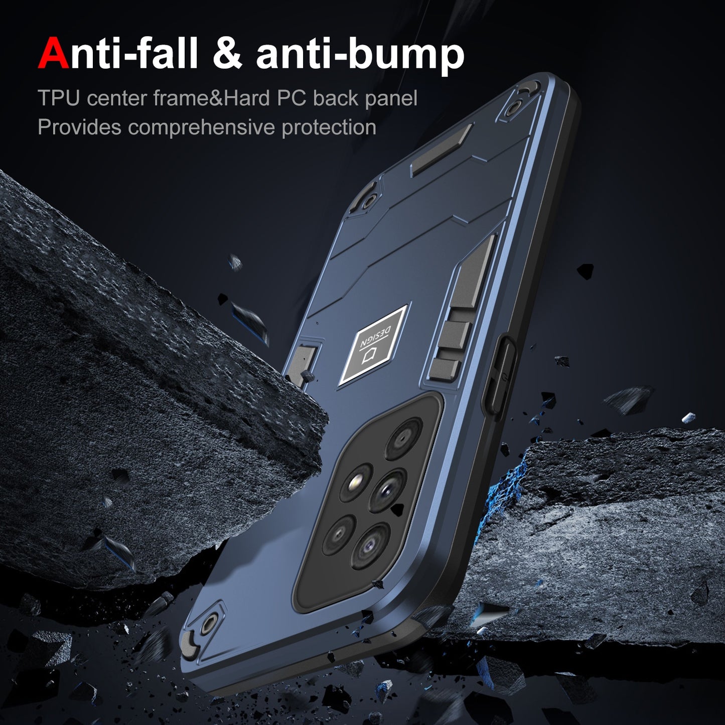 Samsung Galaxy A33 5G 2 in 1 Shockproof, Lightweight Phone Case with TPU+PC Material, Fashionable Design, and Precise Cut-outs