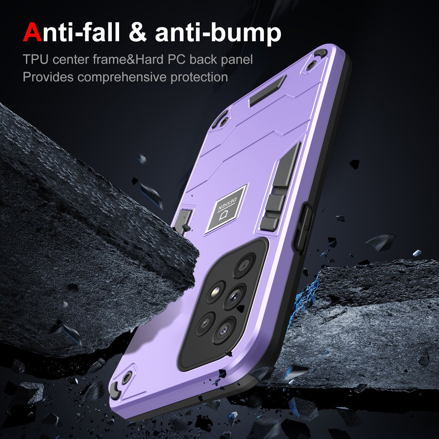Samsung Galaxy A33 5G 2 in 1 Shockproof, Lightweight Phone Case with TPU+PC Material, Fashionable Design, and Precise Cut-outs