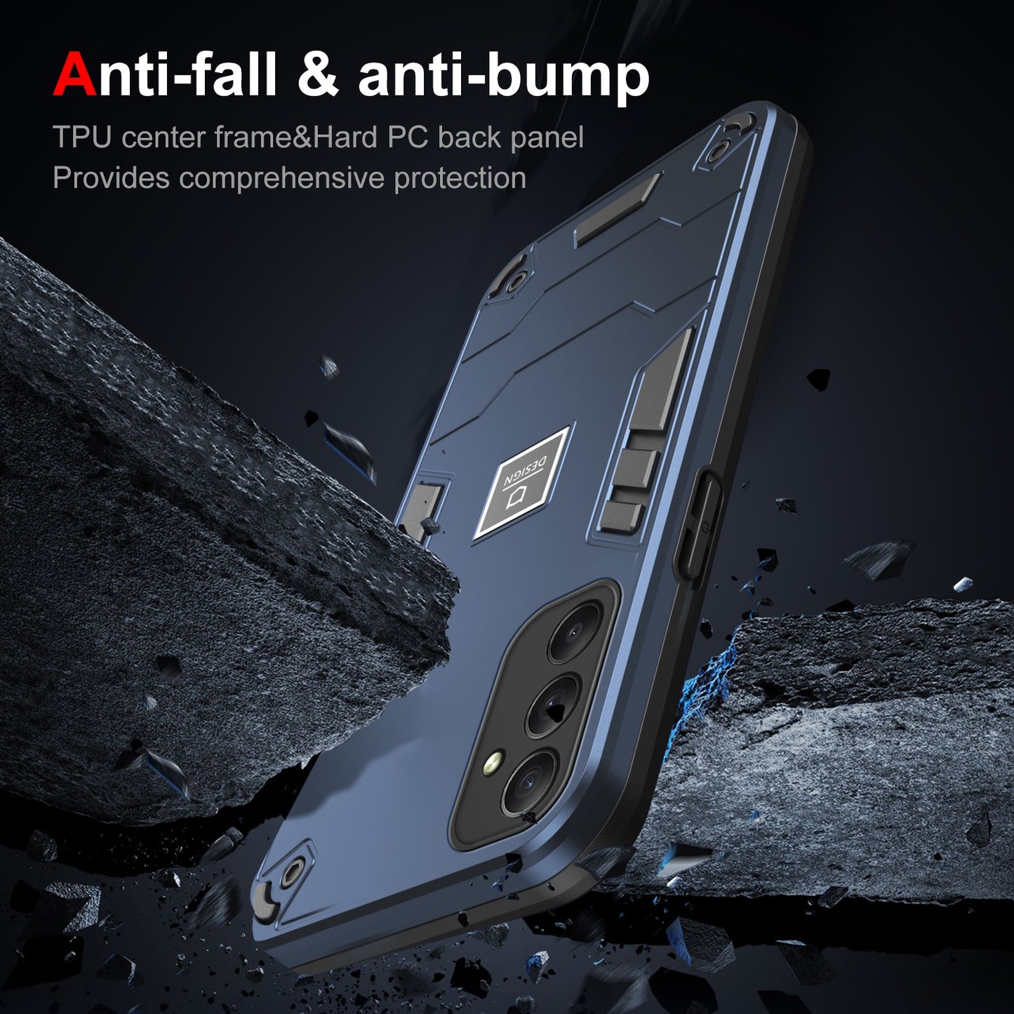 Samsung Galaxy A34 5G 2 in 1 Shockproof, Lightweight Phone Case with TPU+PC Material, Fashionable Design, and Precise Cut-outs