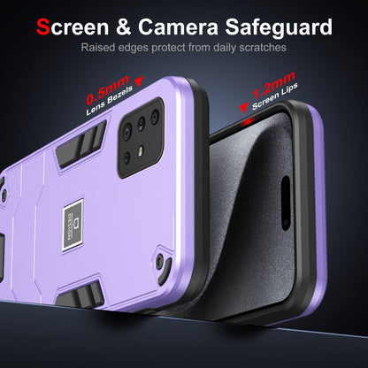 Samsung Galaxy A51 4G 2 in 1 Shockproof, Lightweight Phone Case with TPU+PC Material, Fashionable Design, and Precise Cut-outs