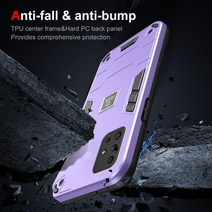 Samsung Galaxy A51 4G 2 in 1 Shockproof, Lightweight Phone Case with TPU+PC Material, Fashionable Design, and Precise Cut-outs