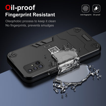 Samsung Galaxy A71 4G 2 in 1 Shockproof, Lightweight Phone Case with TPU+PC Material, Fashionable Design, and Precise Cut-outs