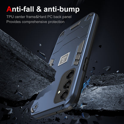Samsung Galaxy M14 2 in 1 Shockproof, Lightweight Phone Case with TPU+PC Material, Fashionable Design, and Precise Cut-outs