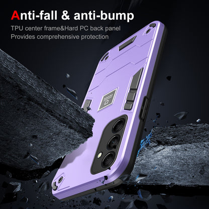 Samsung Galaxy M14 2 in 1 Shockproof, Lightweight Phone Case with TPU+PC Material, Fashionable Design, and Precise Cut-outs