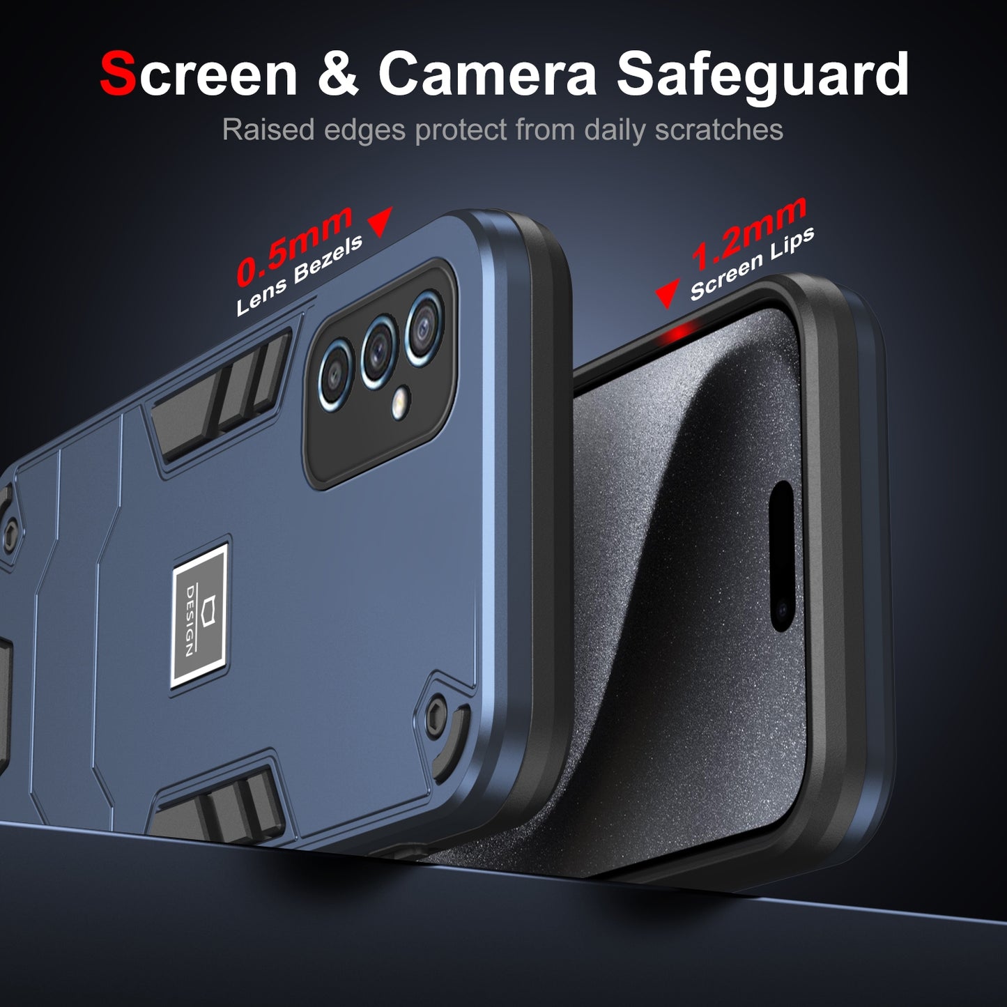 Samsung Galaxy M52 5G 2 in 1 Shockproof, Lightweight Phone Case with TPU+PC Material, Fashionable Design, and Precise Cut-outs