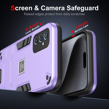 Samsung Galaxy M52 5G 2 in 1 Shockproof, Lightweight Phone Case with TPU+PC Material, Fashionable Design, and Precise Cut-outs