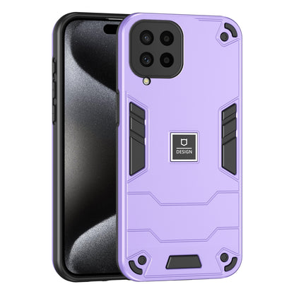 Samsung Galaxy M53 5G 2 in 1 Shockproof, Lightweight Phone Case with TPU+PC Material, Fashionable Design, and Precise Cut-outs