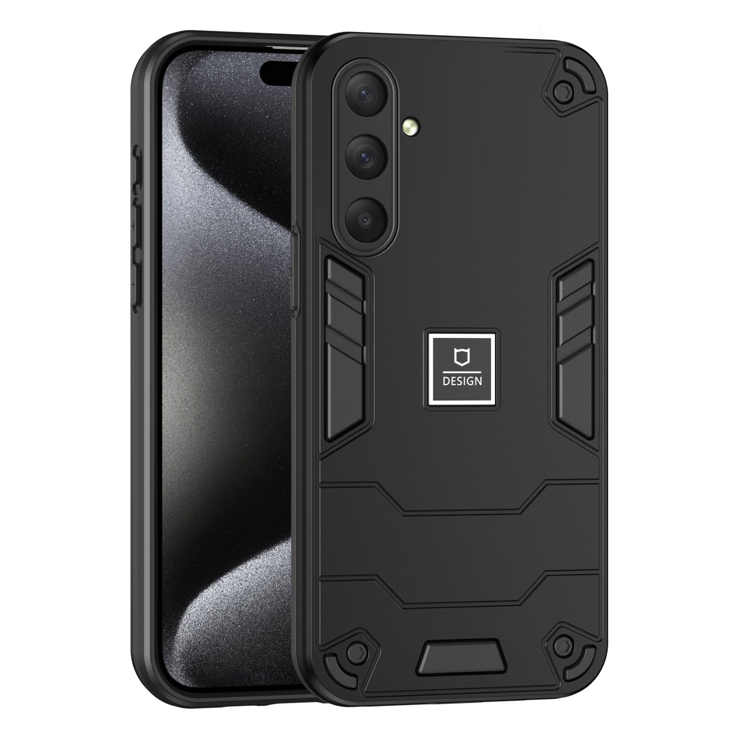 Samsung Galaxy M54 2 in 1 Shockproof, Lightweight Phone Case with TPU+PC Material, Fashionable Design, and Precise Cut-outs