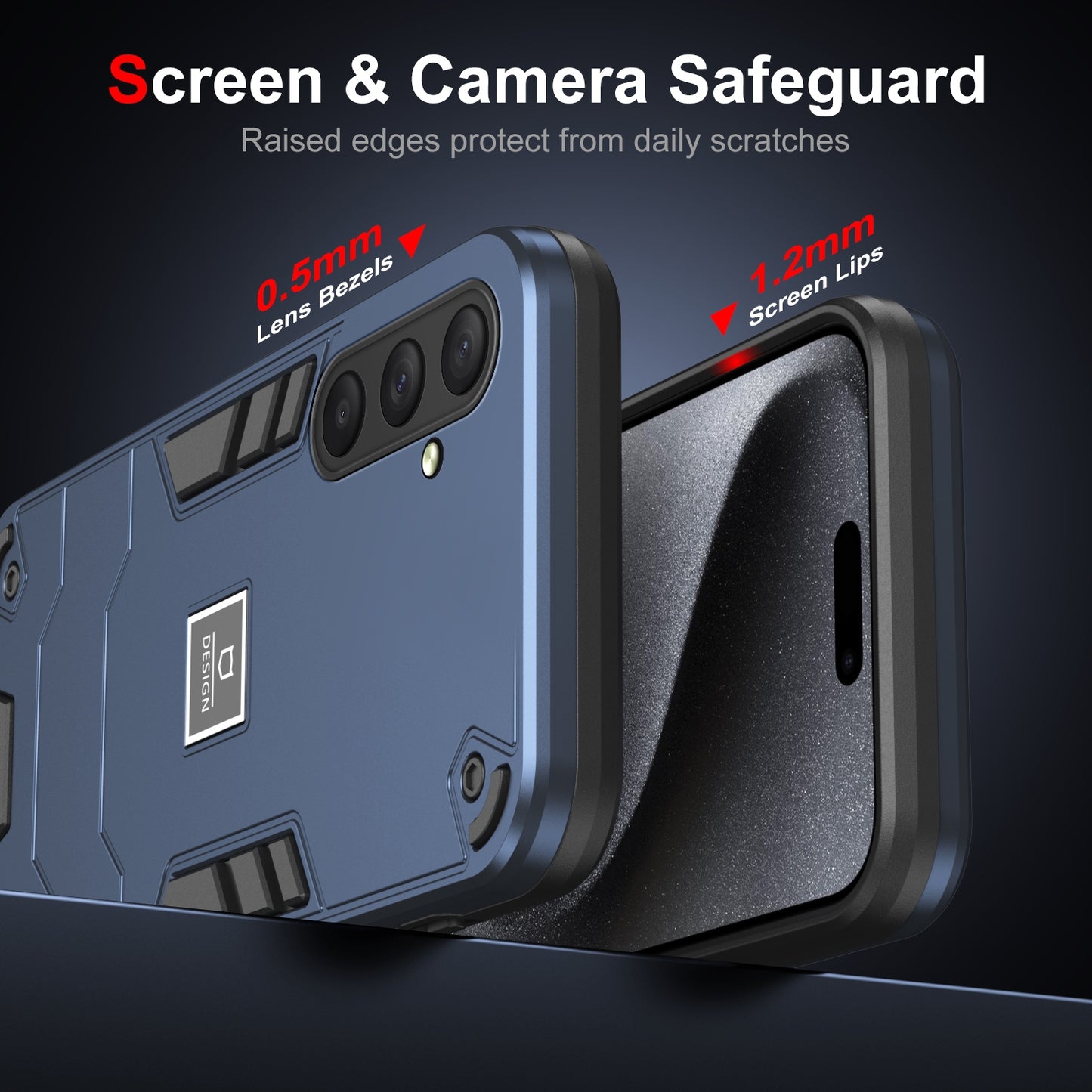 Samsung Galaxy M54 2 in 1 Shockproof, Lightweight Phone Case with TPU+PC Material, Fashionable Design, and Precise Cut-outs