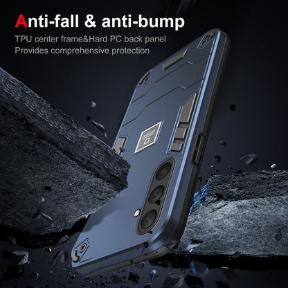 Samsung Galaxy M54 2 in 1 Shockproof, Lightweight Phone Case with TPU+PC Material, Fashionable Design, and Precise Cut-outs