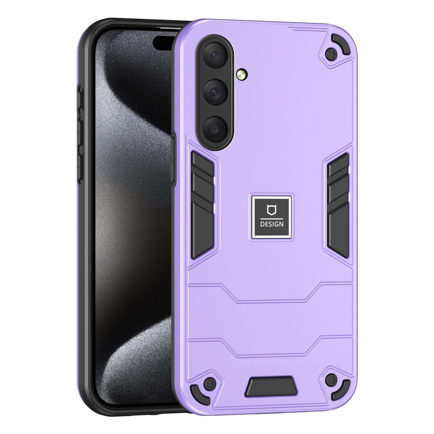 Samsung Galaxy M54 2 in 1 Shockproof, Lightweight Phone Case with TPU+PC Material, Fashionable Design, and Precise Cut-outs