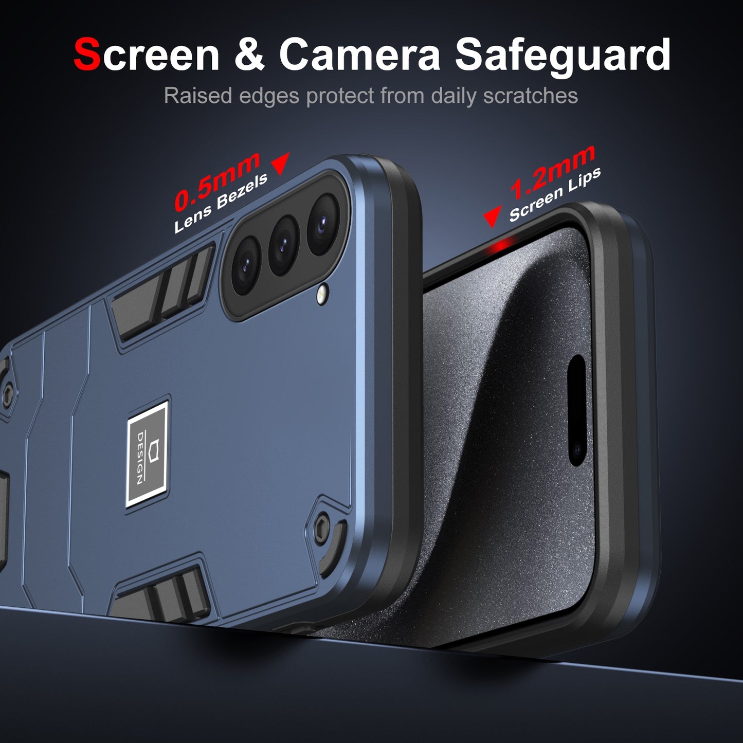 Samsung Galaxy S23 5G 2 in 1 Shockproof, Lightweight Phone Case with TPU+PC Material, Fashionable Design, and Precise Cut-outs