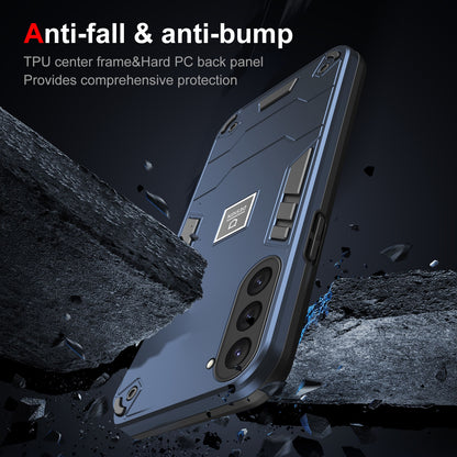 Samsung Galaxy S23 5G 2 in 1 Shockproof, Lightweight Phone Case with TPU+PC Material, Fashionable Design, and Precise Cut-outs