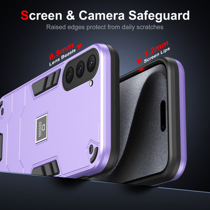 Samsung Galaxy S23 5G 2 in 1 Shockproof, Lightweight Phone Case with TPU+PC Material, Fashionable Design, and Precise Cut-outs
