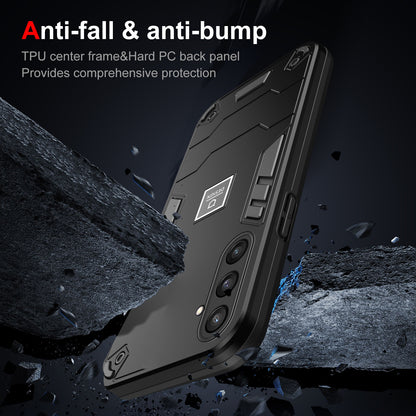 Samsung Galaxy S23 FE 5G 2 in 1 Shockproof, Lightweight Phone Case with TPU+PC Material, Fashionable Design, and Precise Cut-outs