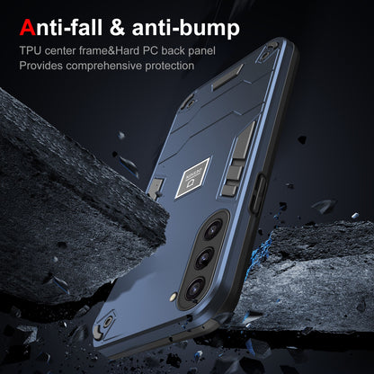 Samsung Galaxy S23+ 5G 2 in 1 Shockproof, Lightweight Phone Case with TPU+PC Material, Fashionable Design, and Precise Cut-outs