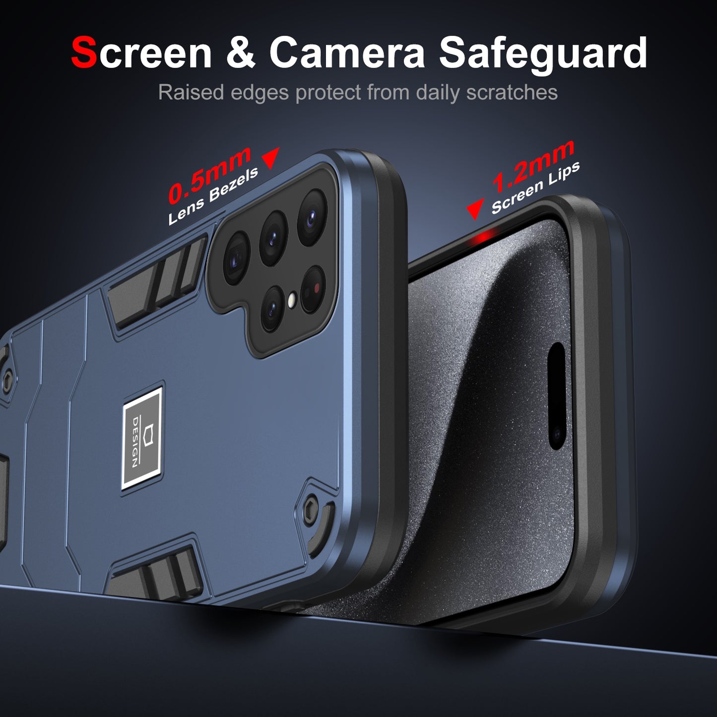 Samsung Galaxy S23 Ultra 5G 2 in 1 Shockproof, Lightweight Phone Case with TPU+PC Material, Fashionable Design, and Precise Cut-outs