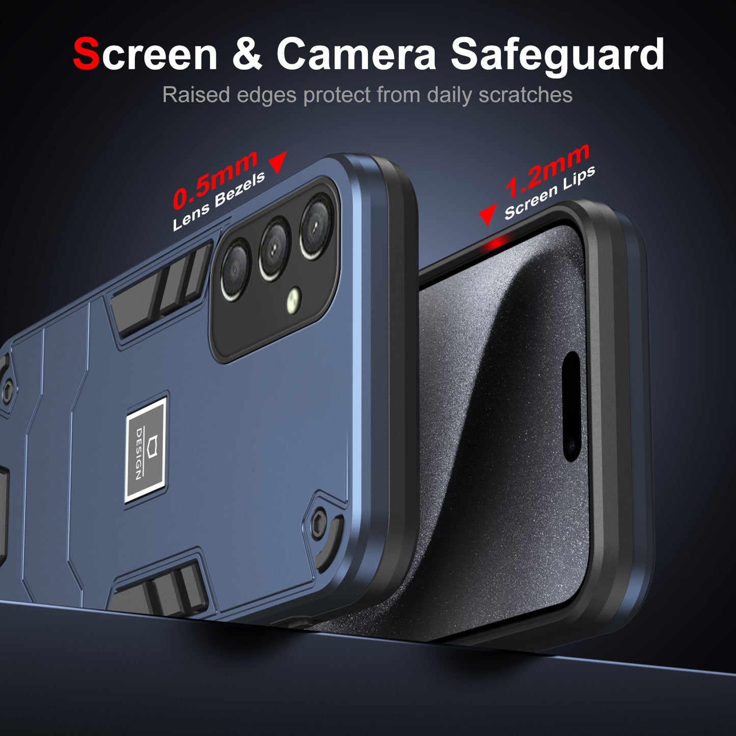 Samsung Galaxy A25 EU Version 1.62 2 in 1 Shockproof, Lightweight Phone Case with TPU+PC Material, Fashionable Design, and Precise Cut-outs