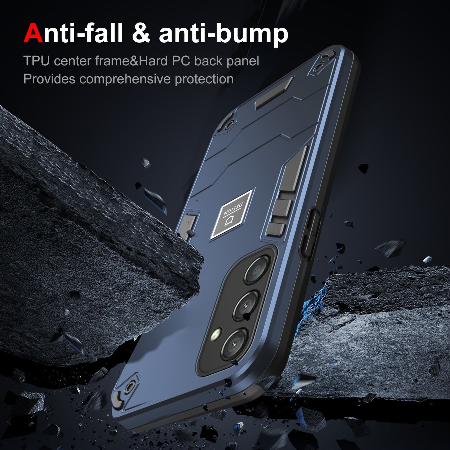 Samsung Galaxy A25 EU Version 1.62 2 in 1 Shockproof, Lightweight Phone Case with TPU+PC Material, Fashionable Design, and Precise Cut-outs
