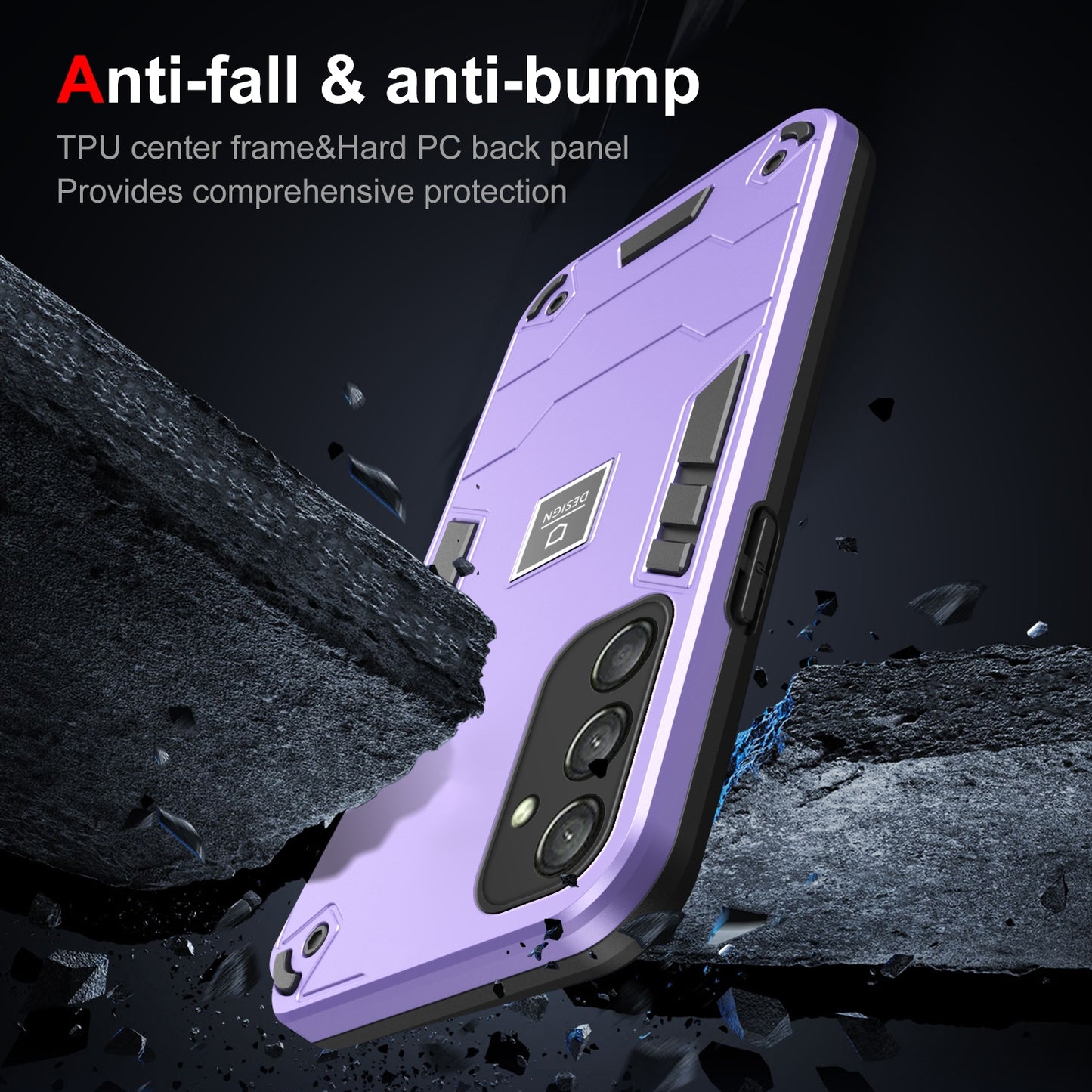 Samsung Galaxy A25 EU Version 1.62 2 in 1 Shockproof, Lightweight Phone Case with TPU+PC Material, Fashionable Design, and Precise Cut-outs