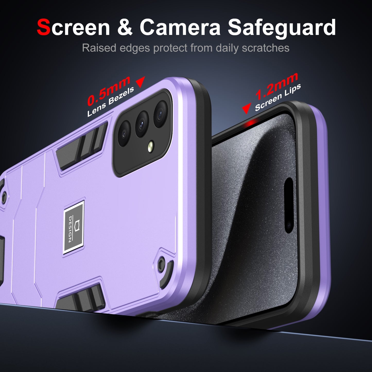 Samsung Galaxy A35 2 in 1 Shockproof, Lightweight Phone Case with TPU+PC Material, Fashionable Design, and Precise Cut-outs