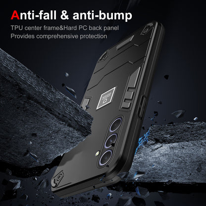 Samsung Galaxy A55 2 in 1 Shockproof, Lightweight Phone Case with TPU+PC Material, Fashionable Design, and Precise Cut-outs