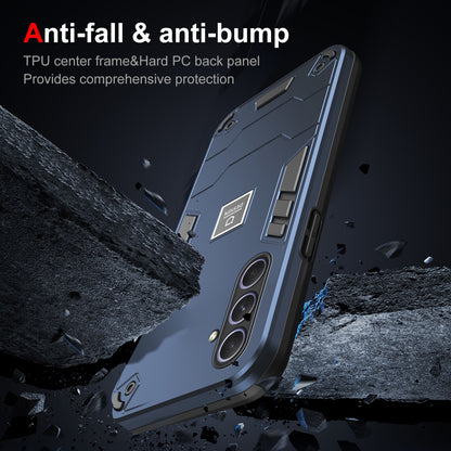 Samsung Galaxy A55 2 in 1 Shockproof, Lightweight Phone Case with TPU+PC Material, Fashionable Design, and Precise Cut-outs