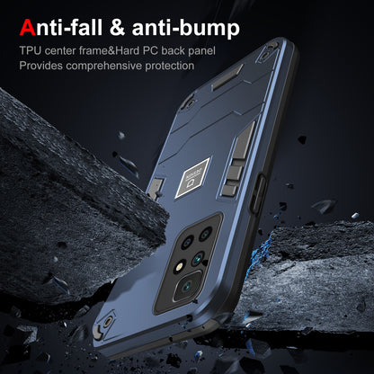 Xiaomi Redmi 10 2 in 1 Shockproof, Lightweight Phone Case with TPU+PC Material, Fashionable Design, and Precise Cut-outs