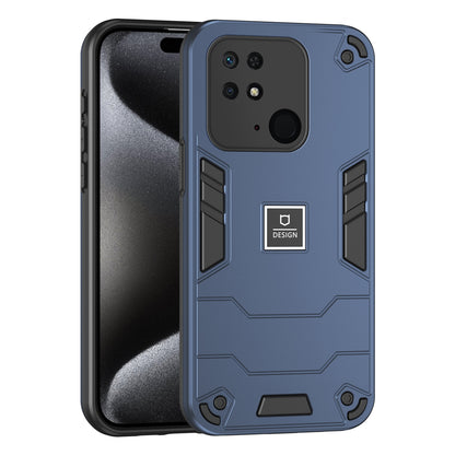 Xiaomi Redmi 10C 2 in 1 Shockproof, Lightweight Phone Case with TPU+PC Material, Fashionable Design, and Precise Cut-outs