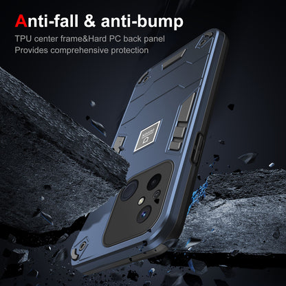 Xiaomi Redmi 12C 2 in 1 Shockproof, Lightweight Phone Case with TPU+PC Material, Fashionable Design, and Precise Cut-outs