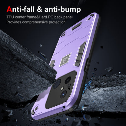 Xiaomi Redmi 12C 2 in 1 Shockproof, Lightweight Phone Case with TPU+PC Material, Fashionable Design, and Precise Cut-outs