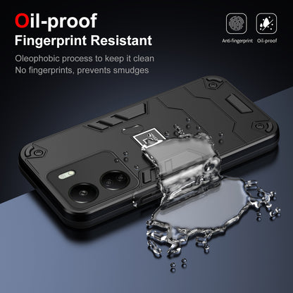 Xiaomi Redmi 13C 2 in 1 Shockproof, Lightweight Phone Case with TPU+PC Material, Fashionable Design, and Precise Cut-outs