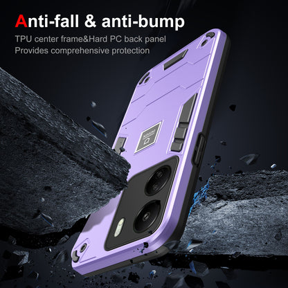 Xiaomi Redmi 13C 2 in 1 Shockproof, Lightweight Phone Case with TPU+PC Material, Fashionable Design, and Precise Cut-outs