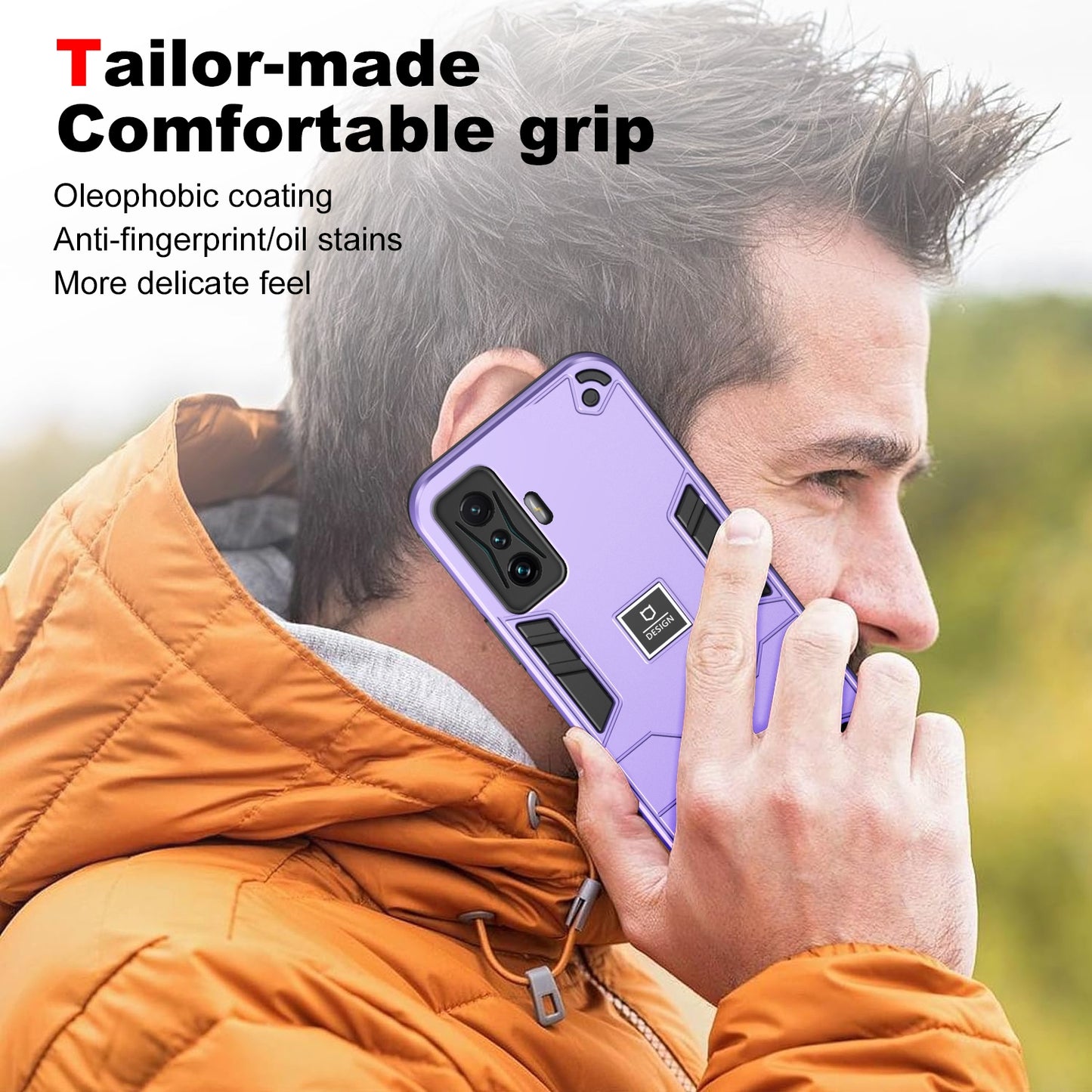 Xiaomi Redmi K50 Gaming 2 in 1 Shockproof, Lightweight Phone Case with TPU+PC Material, Fashionable Design, and Precise Cut-outs