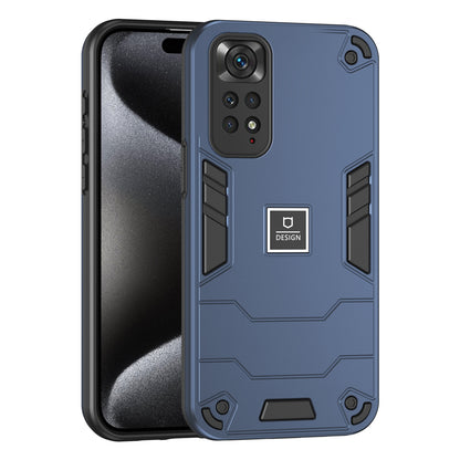 Xiaomi Redmi Note 11 4G Global 2 in 1 Shockproof, Lightweight Phone Case with TPU+PC Material, Fashionable Design, and Precise Cut-outs