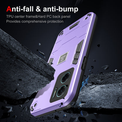 Xiaomi Redmi Note 11E 2 in 1 Shockproof, Lightweight Phone Case with TPU+PC Material, Fashionable Design, and Precise Cut-outs
